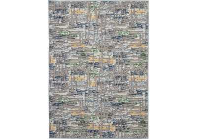 Image for Nourison Urban Chic URC01 Grey Multicolor 5'x8' Abstract Area Rug