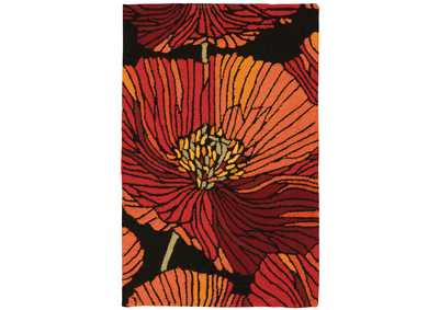 Image for Nourison Fantasy 2'x4' Black Area Rug