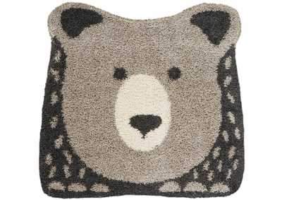 Image for Nourison Hudson DS100 Dark Grey 4' Freeform Area Rug