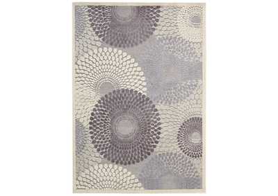 Image for Nourison Graphic Illusions GIL04 Grey 5'x8' Area Rug