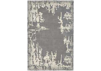 Image for Nourison Symmetry SMM02 Ivory and Grey 5'x8' Area Rug