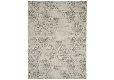 Image for Nourison Euphoria EUP01 White and Beige 9'x12' Oversized Rug