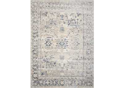 Image for kathy ireland Home Malta MAI05 Blue and Ivory 9'x12' Rug