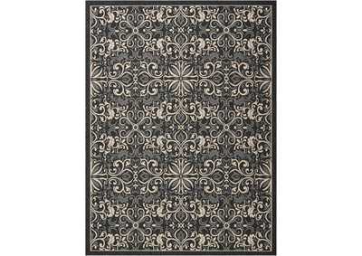 Image for Nourison Caribbean CRB12 Black 8'x11' Oversized Rug
