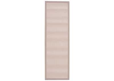 Image for Nourison Sisal Soft SSF01 Beige 8' Runner Hallway Rug
