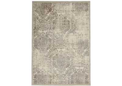 Image for Nourison Graphic Illusions GIL09 White 4'x6' Area Rug