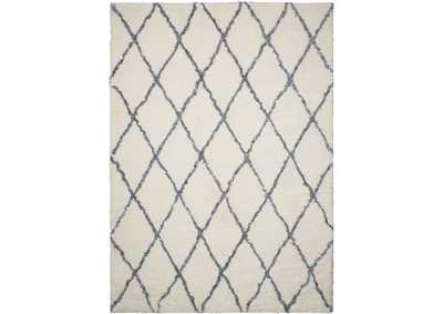 Image for Nourison Galway GLW11 Grey and White 5'x7' Area Rug
