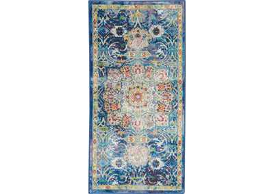 Image for Nourison Ankara Global ANR03 Blue Oushak Area Rug