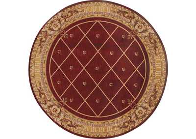 Image for Nourison Ashton House AS03 Red 8' Round Rug