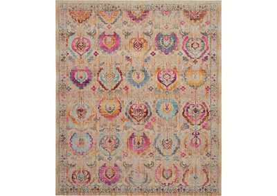 Image for Nourison Vintage Kashan VKA04 Ivory Multicolor 8'x10' Rug
