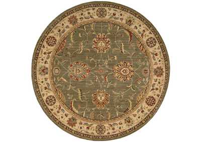 Image for Nourison Living Treasures LI04 Green 8' Round Rug