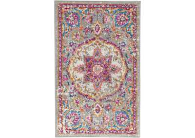 Image for Nourison Passion Bohemian Grey Multi Colored Area Rug