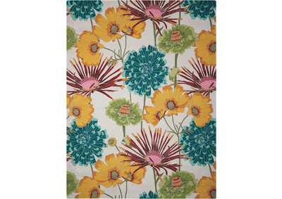 Image for Nourison Fantasy FA26 White Multicolor 8'x11' Rug