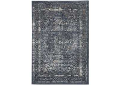 Image for kathy ireland Home Malta MAI01 Dark Blue 5'x8' Area Rug