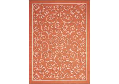 Image for Nourison Home & Garden RS019 Orange 8'x11' Rug