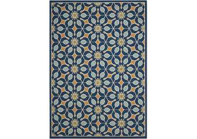Image for Nourison Caribbean CRB07 Dark Blue 5'x8' Area Rug