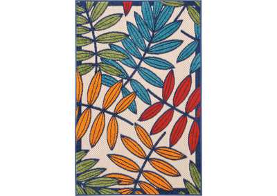 Image for Nourison Aloha ALH18 Multicolor 3'x4' Indoor-outdoor Area Rug