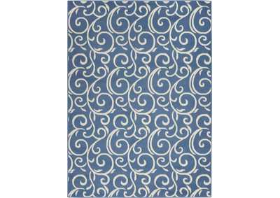 Image for Nourison Grafix GRF19 Blue 5'x7' Area Rug
