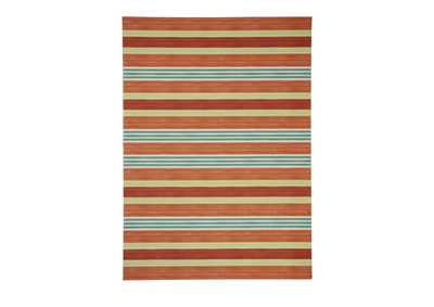 Image for Waverly Sun N Shade SND71 Red 10'x13' Oversized Indoor-outdoor Rug