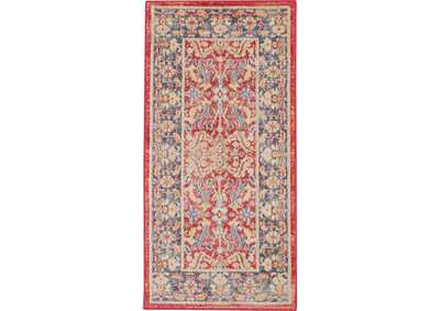 Image for Nourison Ankara Global ANR02 Red and Blue Multicolor Persian Area Rug