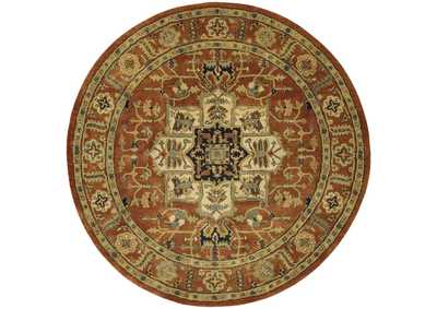 Image for Nourison Jaipur JA33 Red Multicolor 6' Round Area Rug