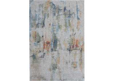 Image for Nourison Ankara Global ANR09 White Multicolor 5'x8' Abstract Area Rug