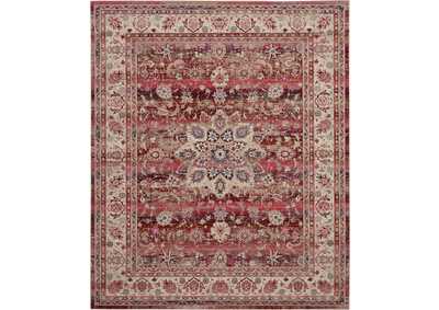 Image for Nourison Vintage Kashan VKA01 Burgundy Multicolor 8'x10' Rug