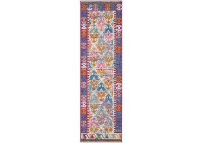 Image for Nourison Passion PSN12 Pink Multicolor 8' Runner Hallway Rug