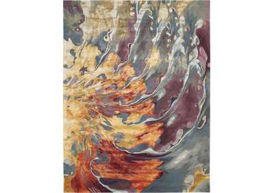 Image for Nourison Prismatic 9'x12' Multicolor Abstract Area Rug