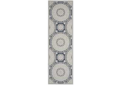 Image for Nourison Key Largo 8' Runner Blue Area Rug