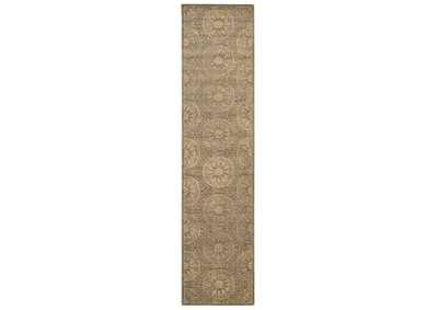 Image for Nourison Silken Allure SLK04 Beige 10' Runner Hallway Rug