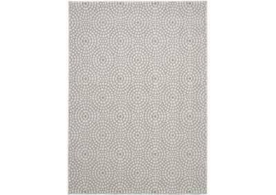 Image for Nourison Urban Chic URC04 White 4'x6' Mid-century Area Rug