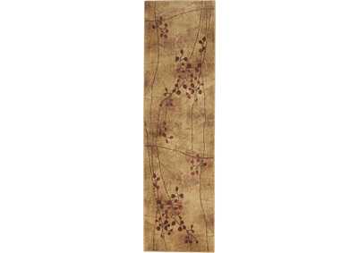 Image for Nourison Somerset ST74 Brown 6' Runner Hallway Rug