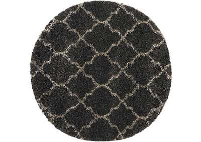 Image for Nourison Amore AMOR2 Black 4' Round Area Rug