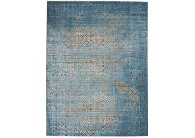 Image for Nourison Karma KRM01 Blue 7'x10' Large Rug