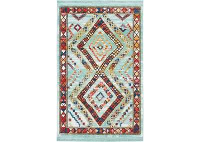 Image for Nourison South Western NAV02 Blue Multicolor 4'x6' Area Rug