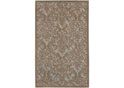 Image for Nourison Damask 2' X 4' Grey Vintage Area Rug