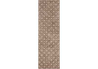 Image for Nourison Deco Mod DEC02 Taupe 8' Runner Hallway Rug