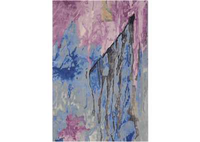 Image for Nourison Prismatic 4'x6' Grey Multicolor Area Rug