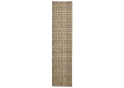 Image for Nourison Silken Allure SLK07 Grey 10' Runner Hallway Rug