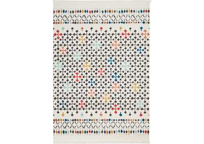Image for Nourison Kamala DS504 White Multicolor 8'x11' Oversized Rug