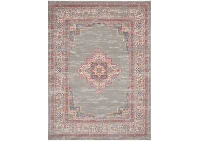 Image for Nourison Passion PSN03 Grey 6' Runner Hallway Rug