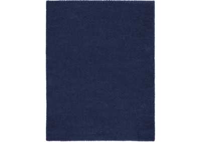 Image for Nourison Malibu Shag MSG01 Dark Blue 10'x13' Oversized Rug