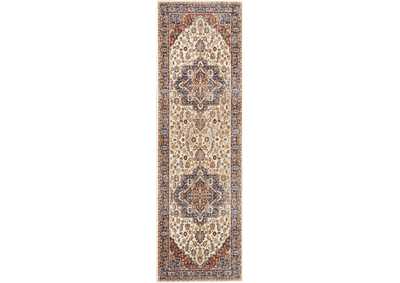 Image for Nourison Lagos LAG01 Multicolor 8' Runner Low-pile Hallway Rug