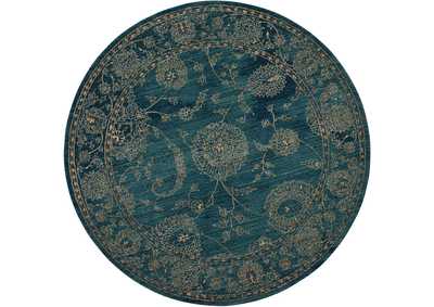 Image for Nourison 2020 NR202 Teal 8' Round Area Rug