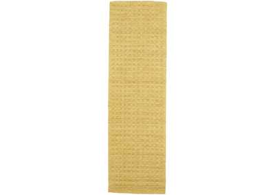 Image for Nourison Marana MNN01 Yellow 8' Runner Wool Hallway Rug