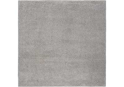 Image for Nourison Malibu Shag MSG01 Grey 7' Square Rug