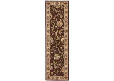 Image for Nourison 2000 2206 Brown 8' Runner Area Rug