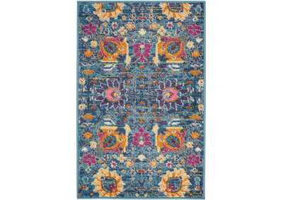 Image for Nourison Passion 2' X 3' Blue Multicolor Small Boho Area Rug
