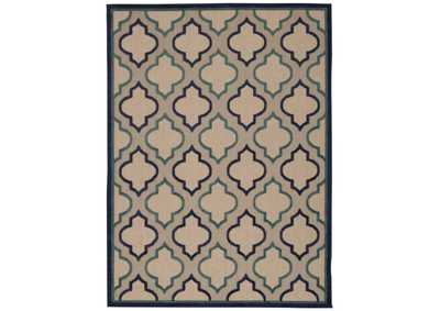 Image for Nourison Aloha ALH06 Navy 10'x13' Oversized Indoor-outdoor Rug
